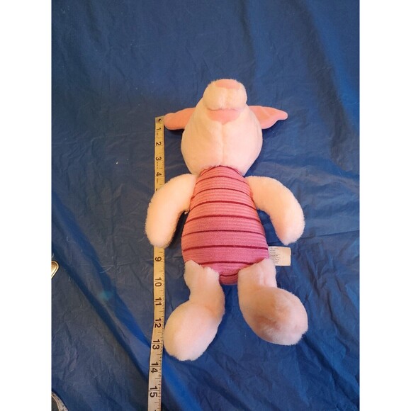 Piglet Plush Disney's Winnie the Pooh Cartoon Character 13" Weighted Bottom - Picture 5 of 11